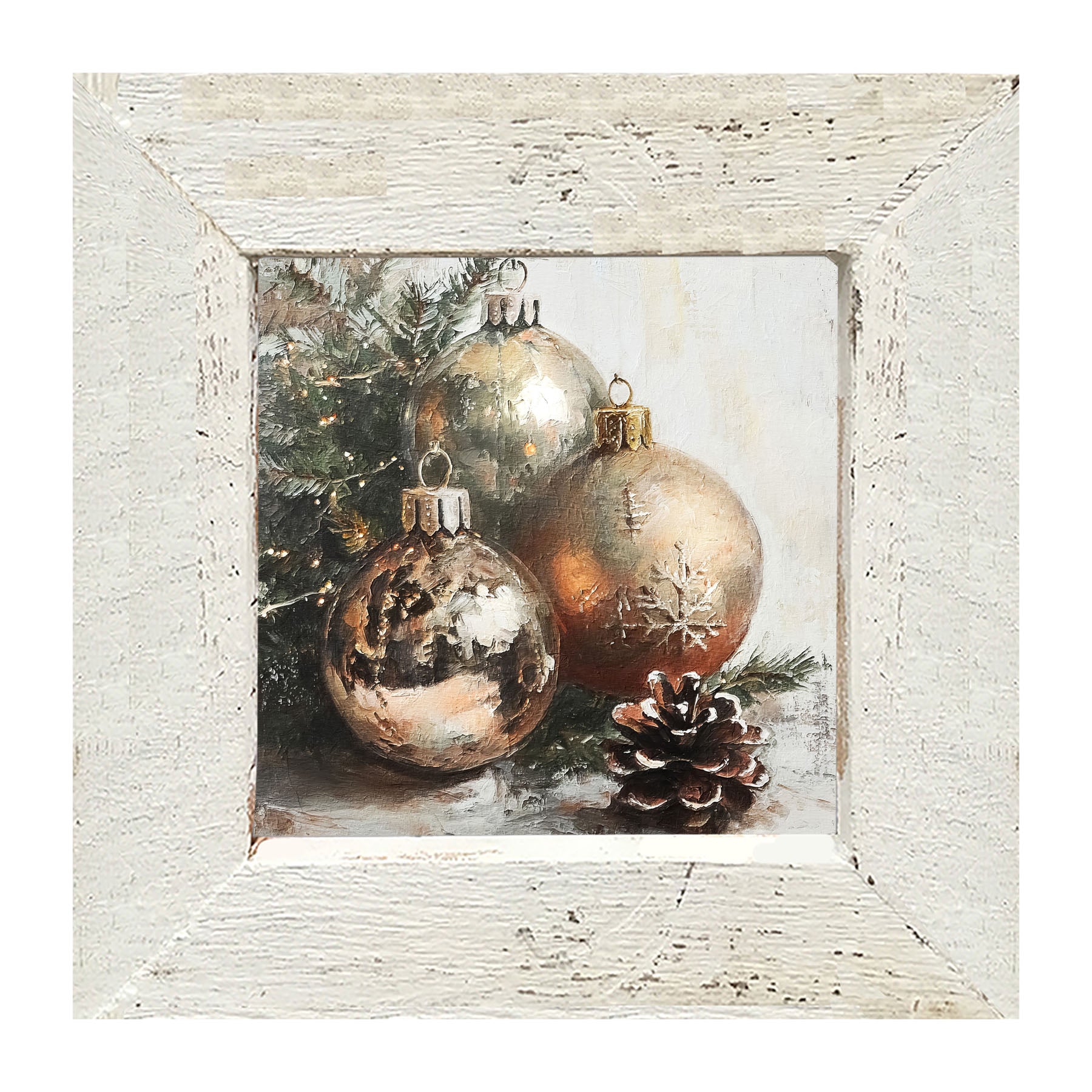 Golden Ornaments - Framed Art