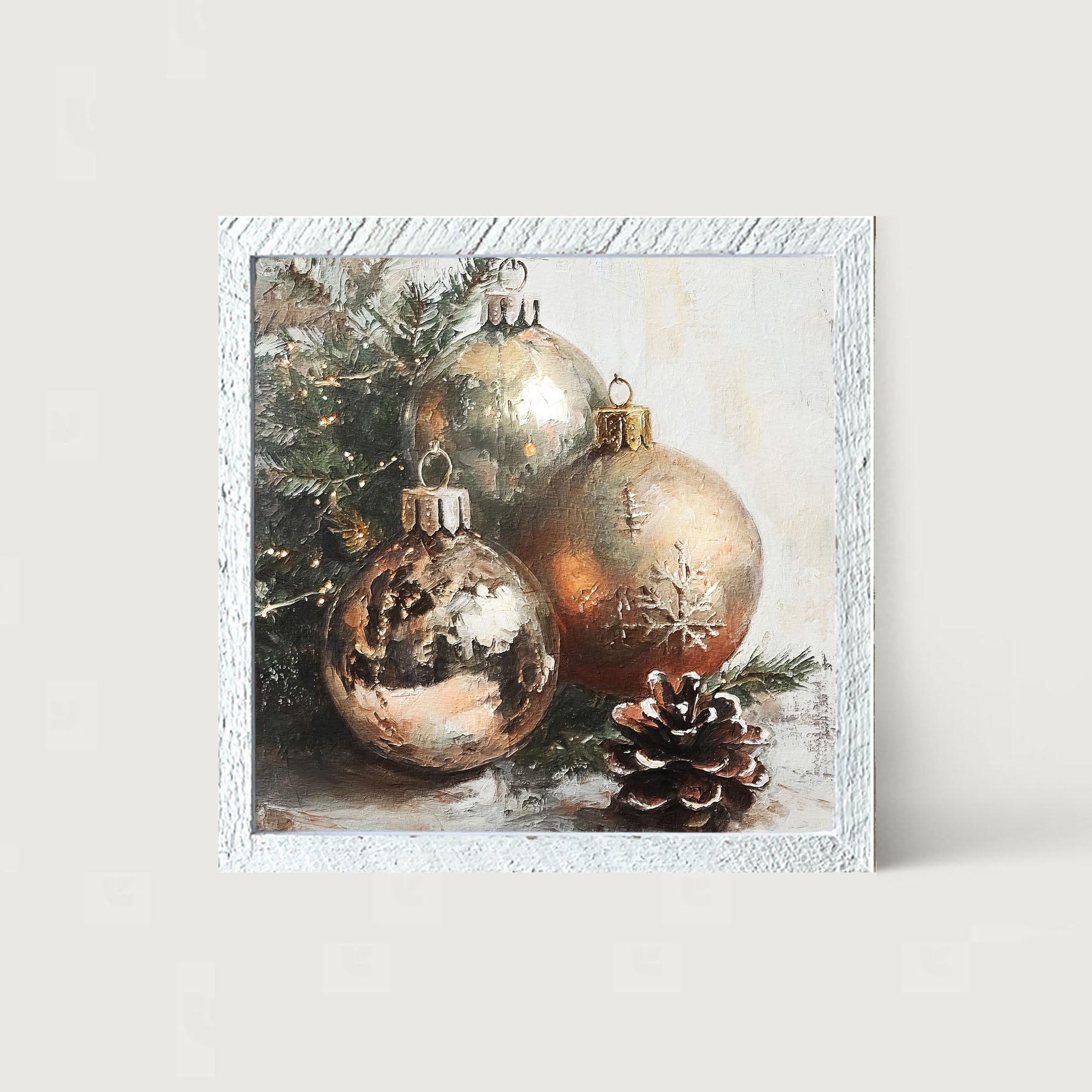 Golden Ornaments - Framed Art