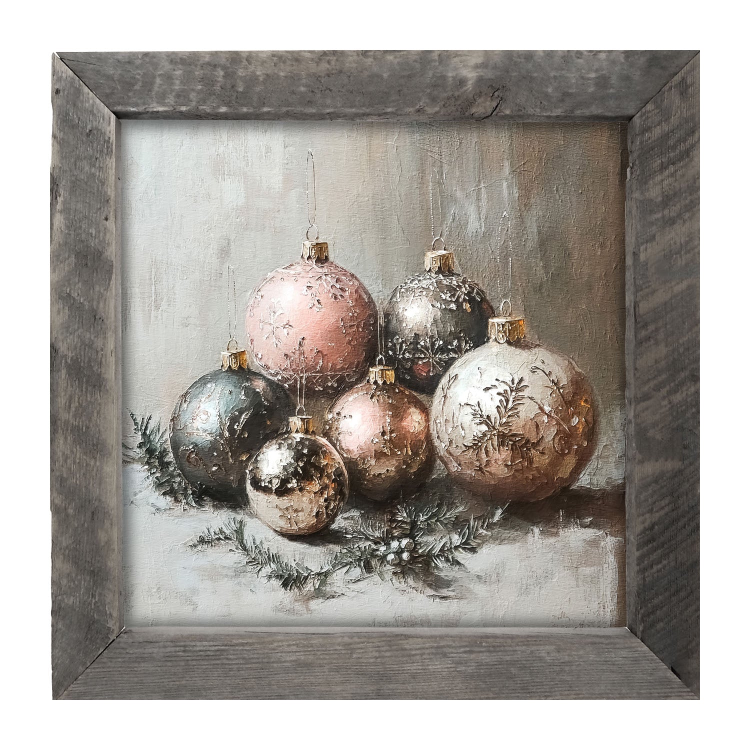 Group of Ornaments - Framed art