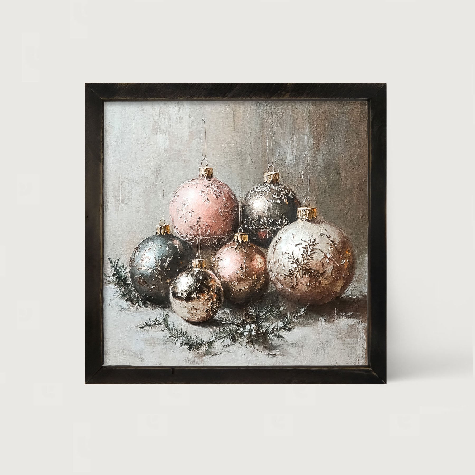 Group of Ornaments - Framed art