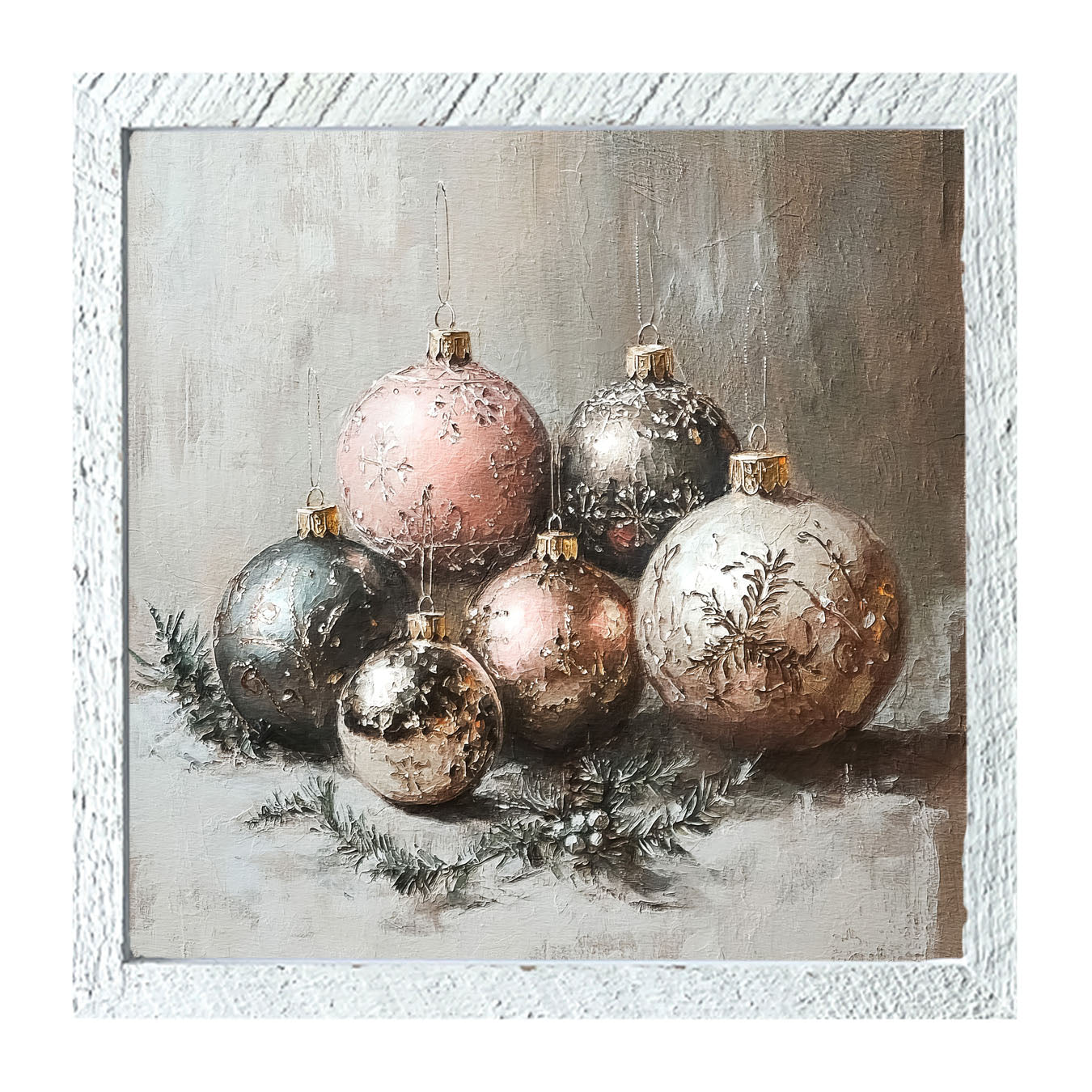 Group of Ornaments - Framed art
