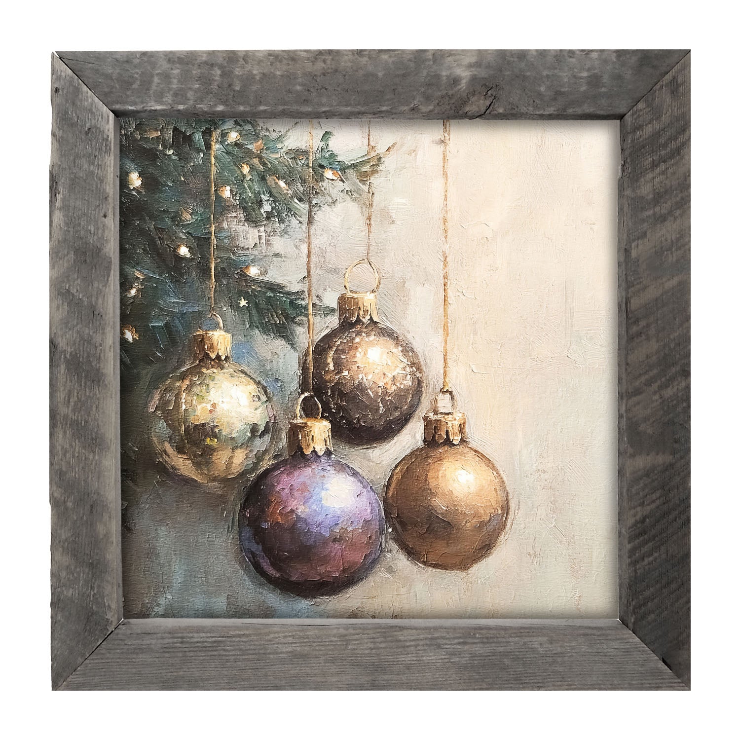 Four Ornaments - Framed art