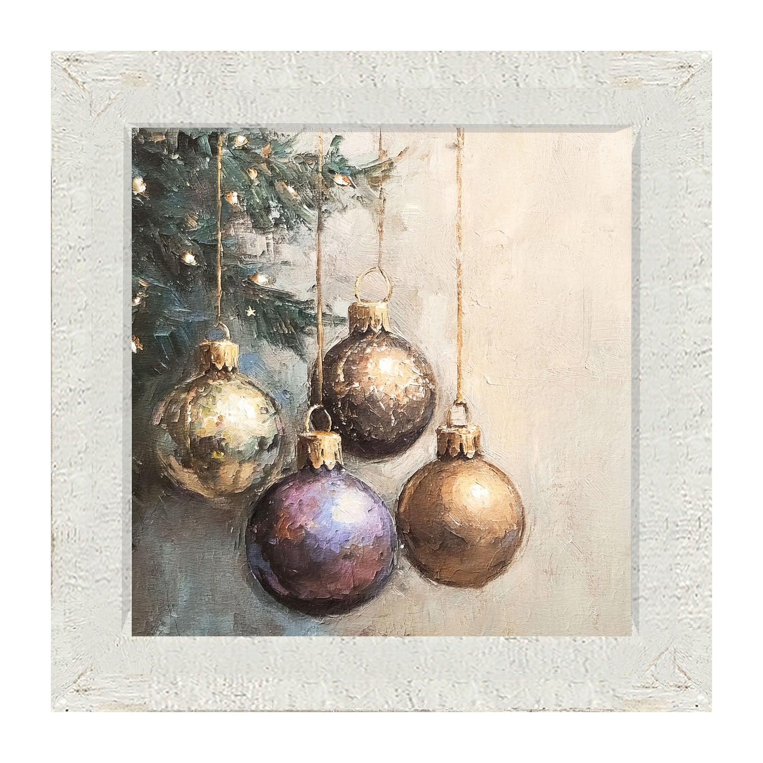 Four Ornaments - Framed art