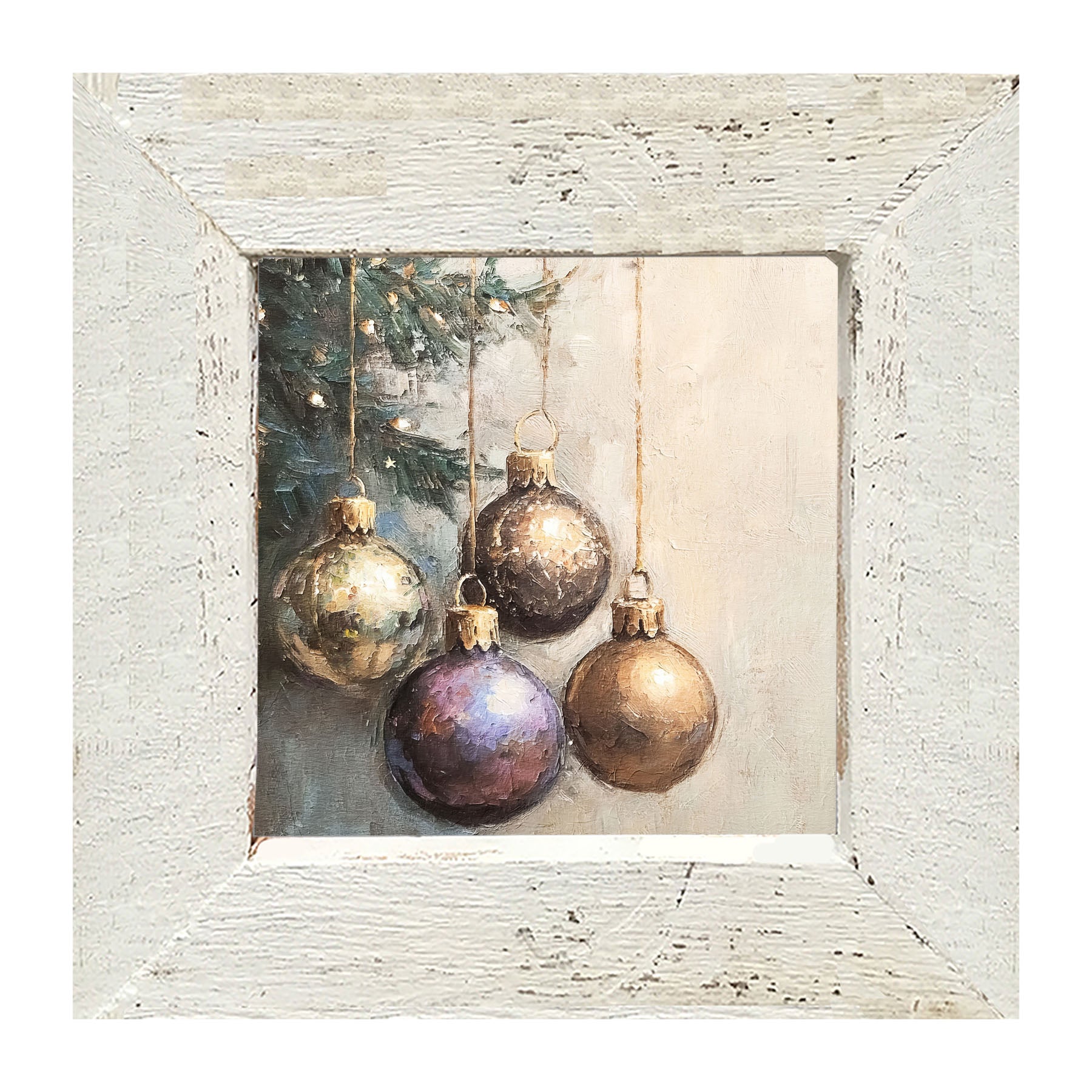 Four Ornaments - Framed art