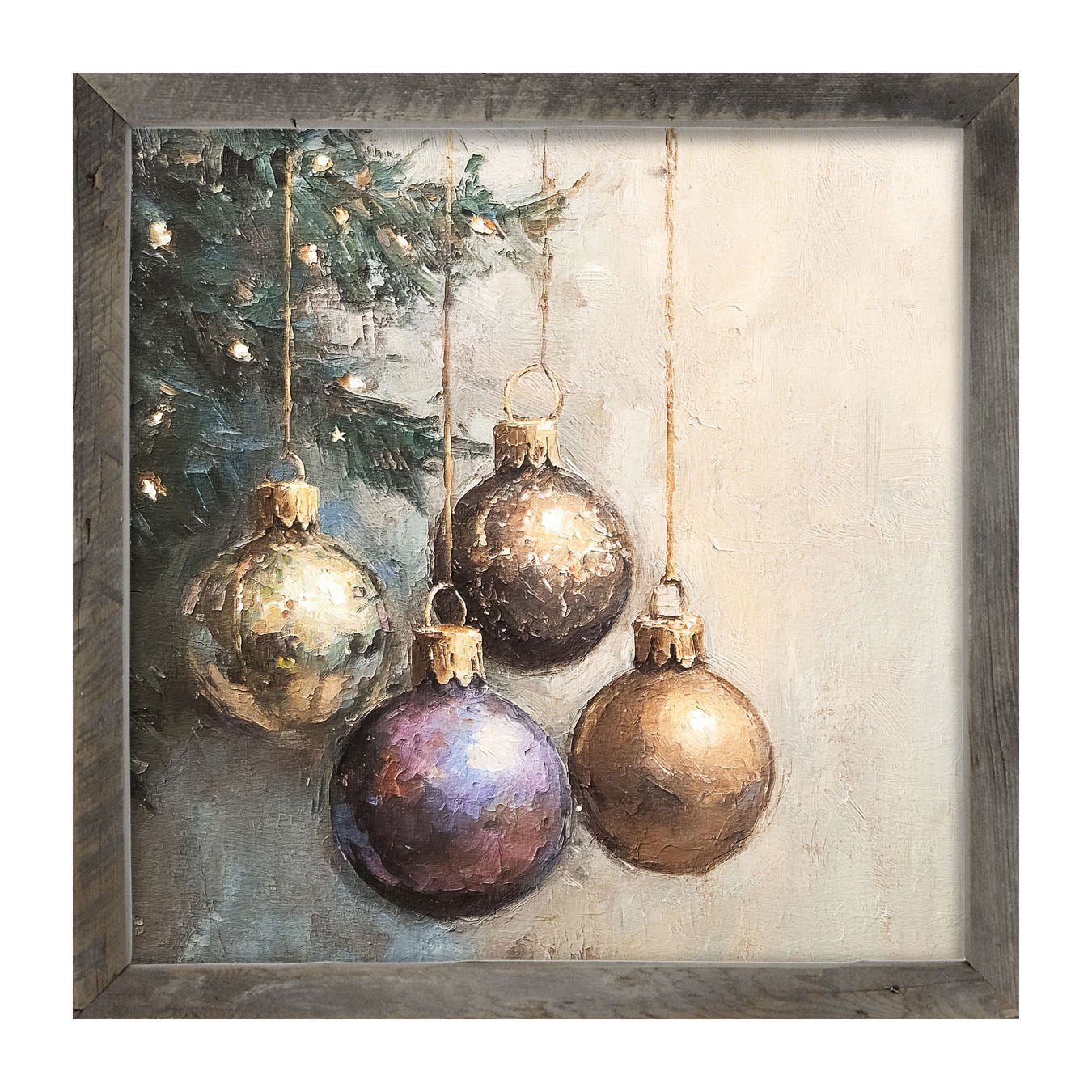 Four Ornaments - Framed art
