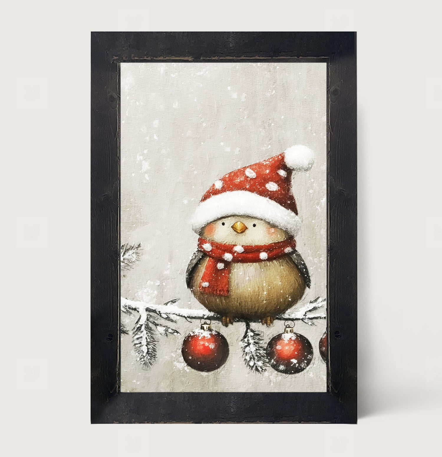 Christmas bird with Ornaments