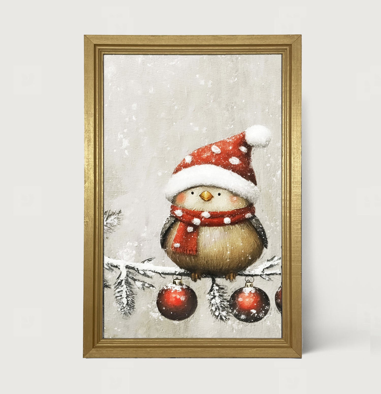 Christmas bird with Ornaments