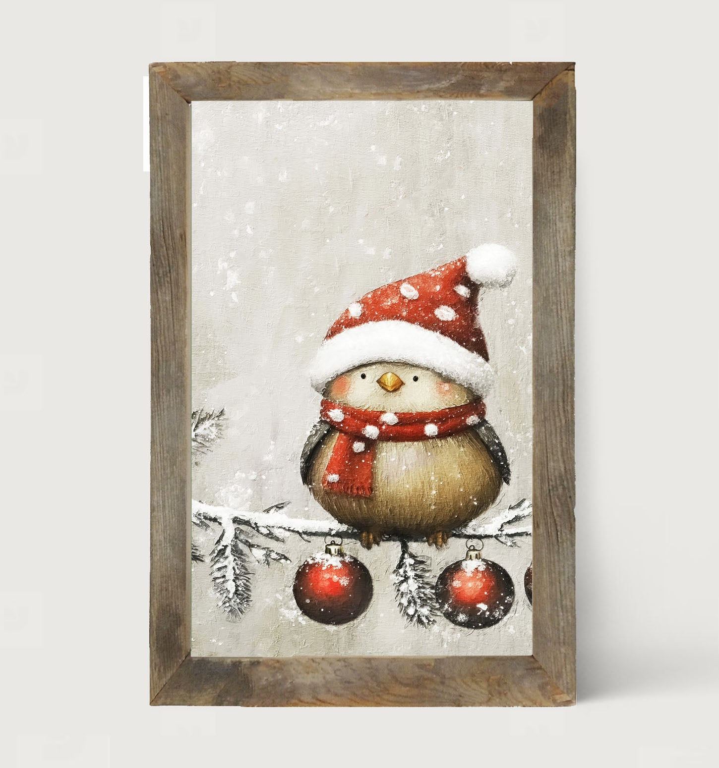 Christmas bird with Ornaments