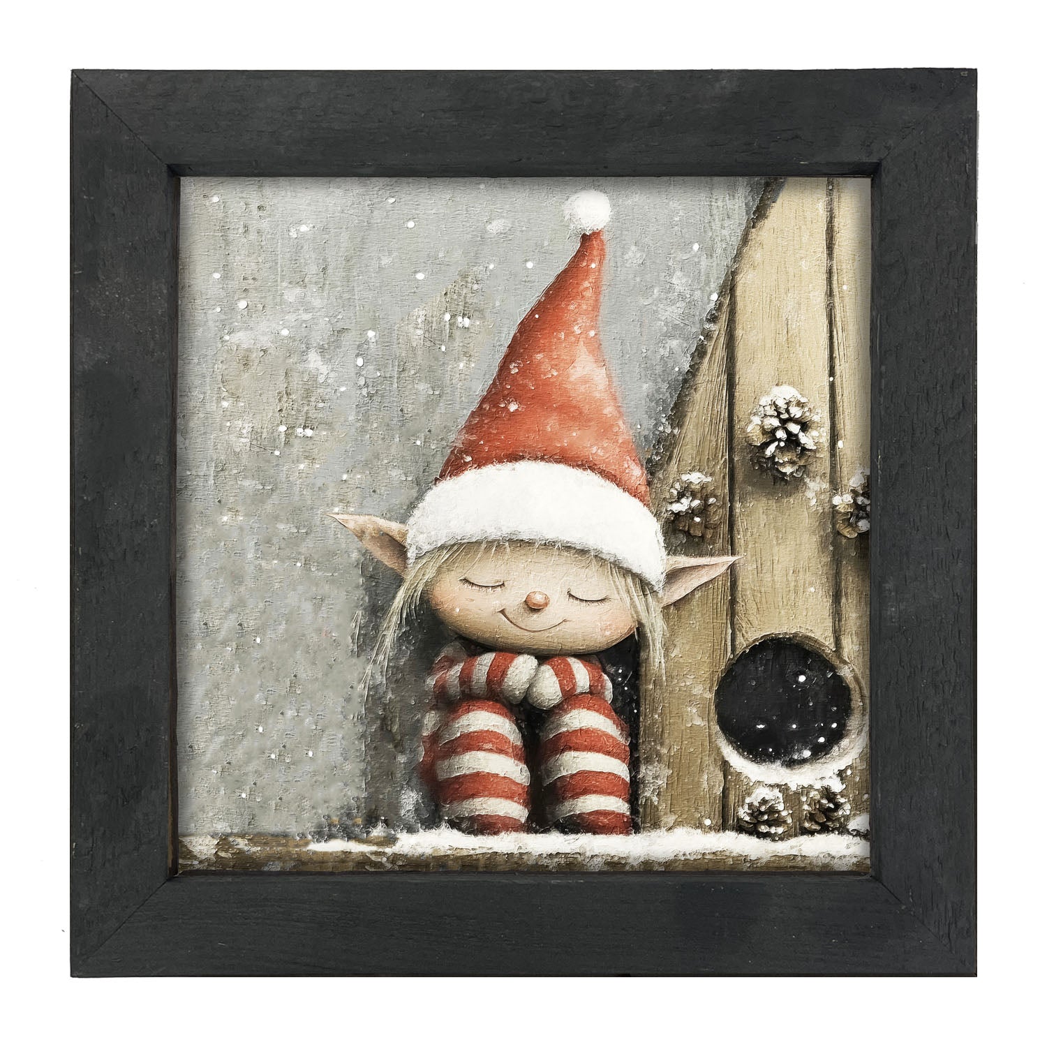 Sleeping Elf - Framed Art