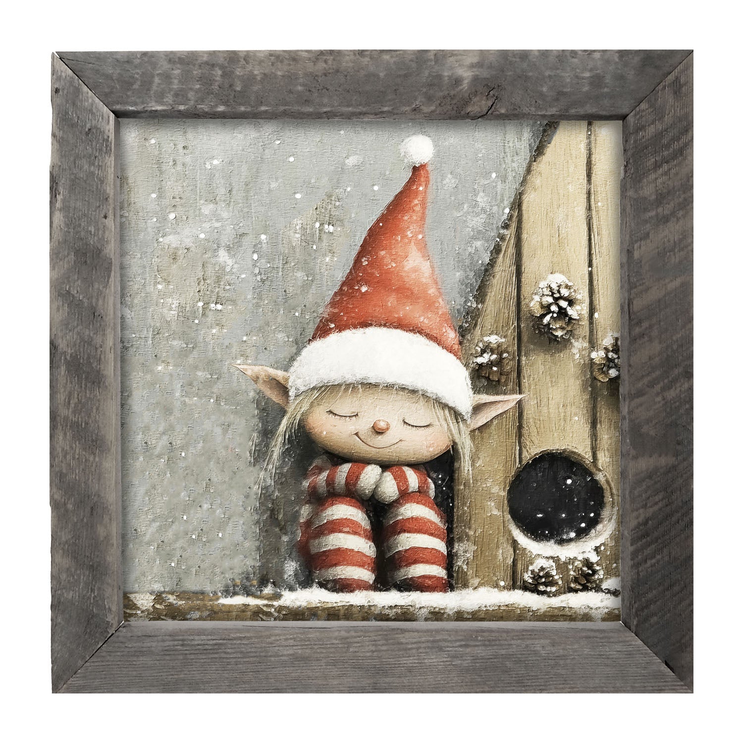 Sleeping Elf - Framed Art
