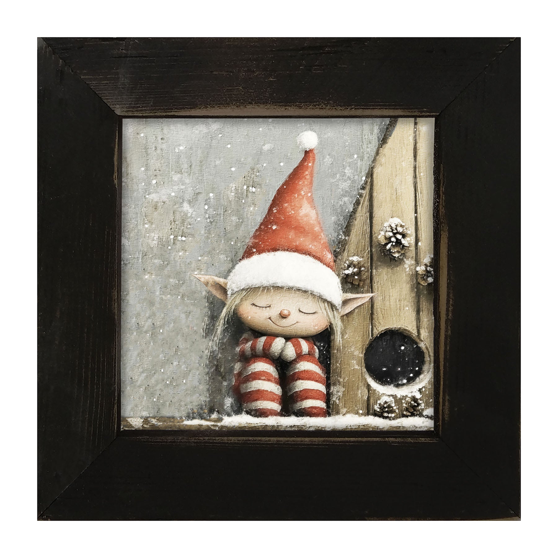 Sleeping Elf - Framed Art