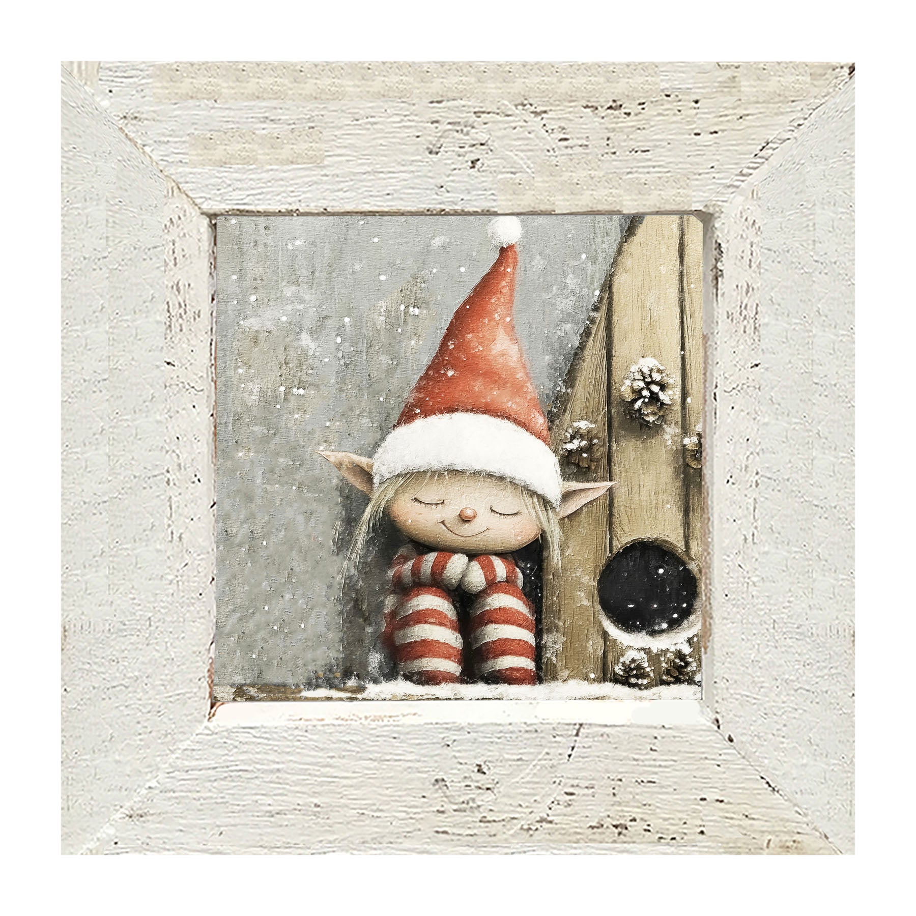 Sleeping Elf - Framed Art