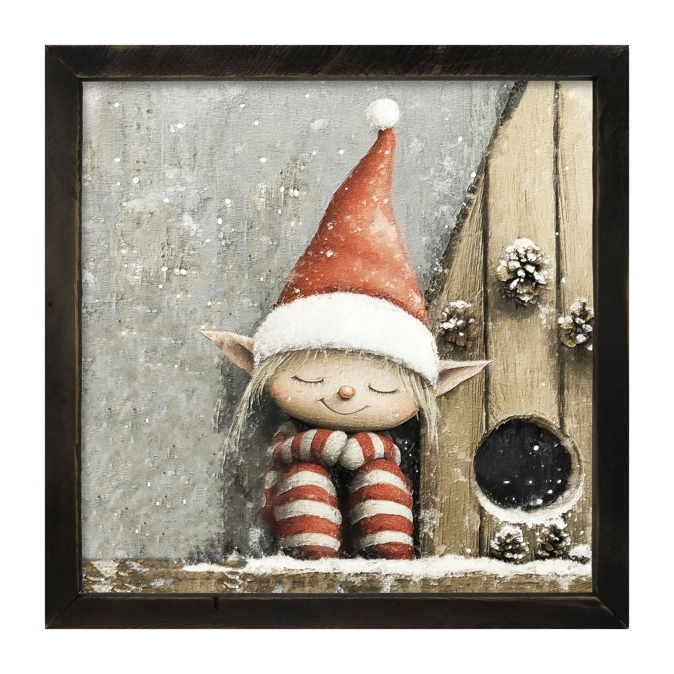 Sleeping Elf - Framed Art