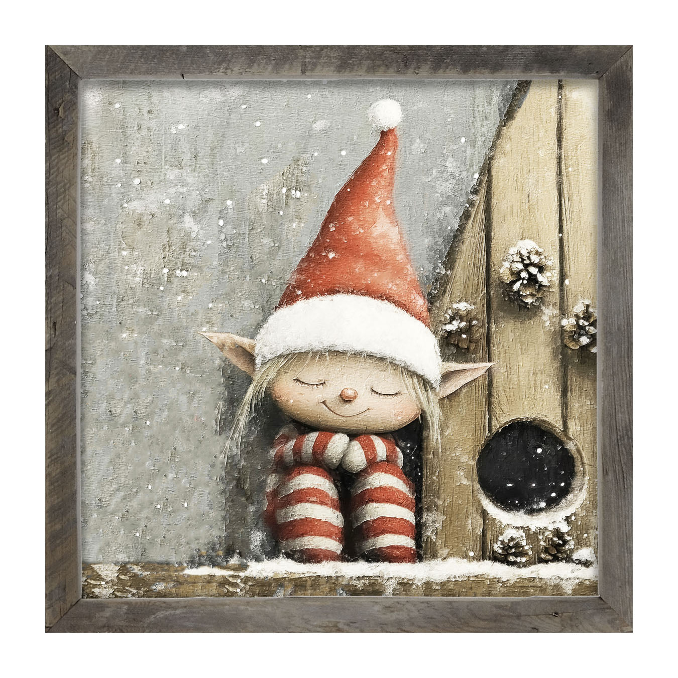 Sleeping Elf - Framed Art
