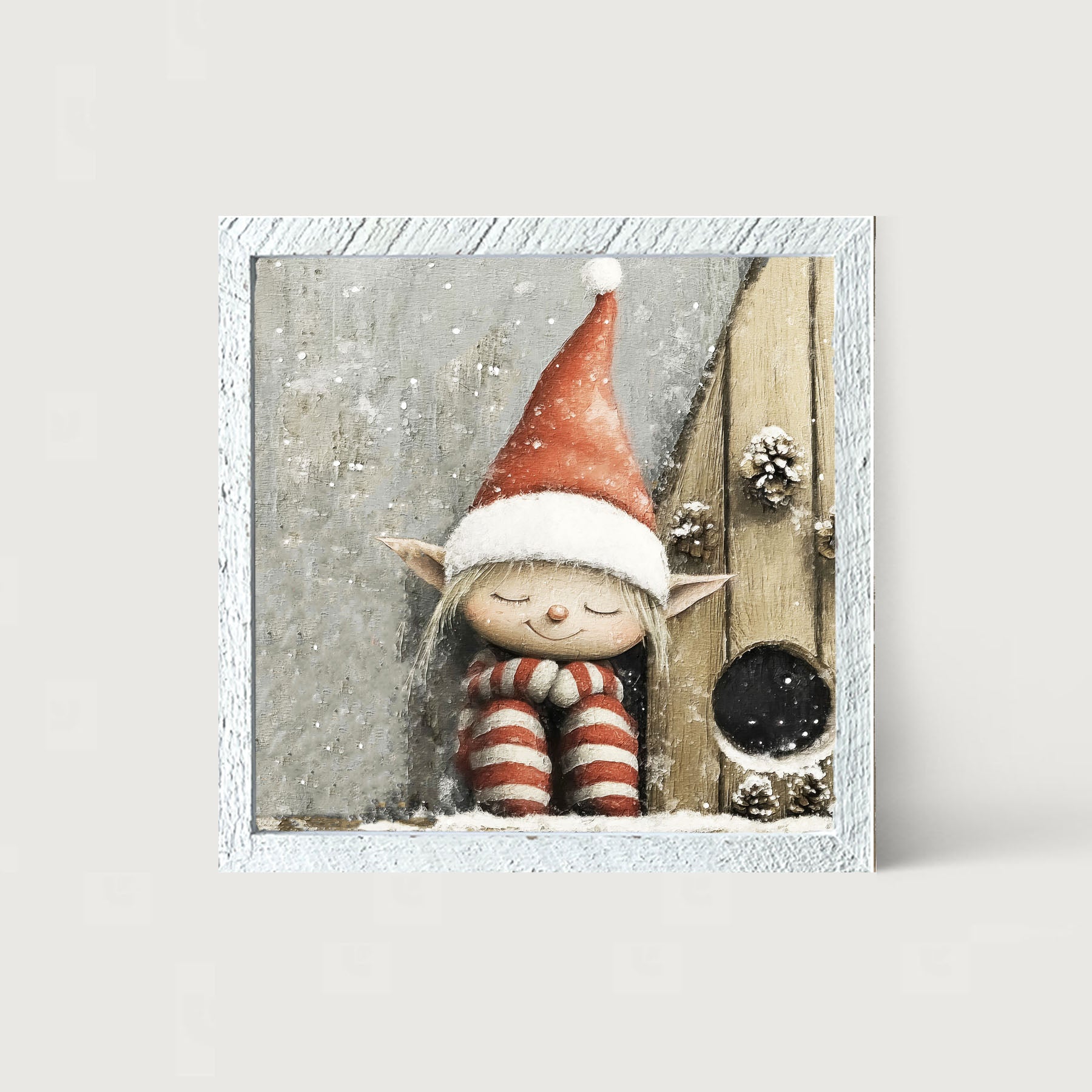 Sleeping Elf - Framed Art