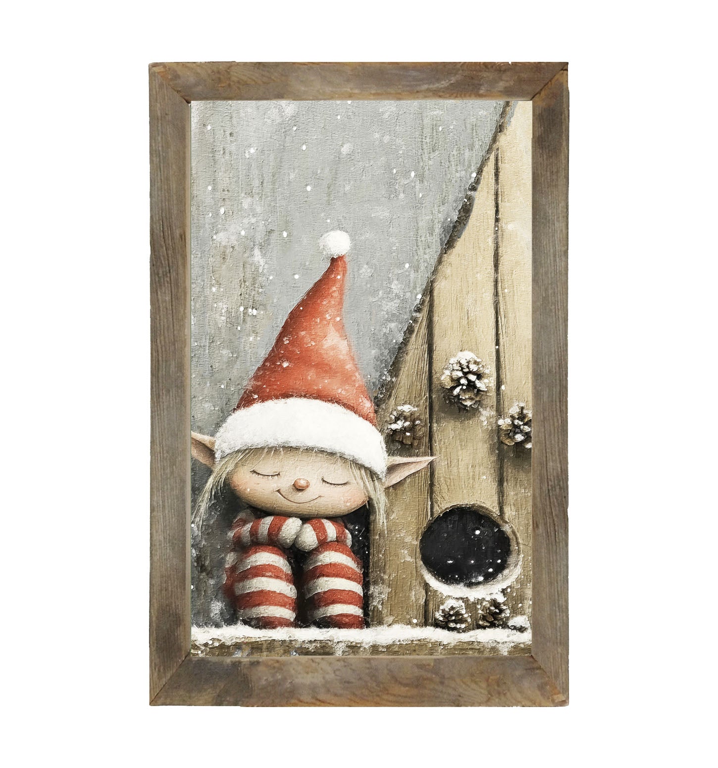 Sleeping Elf - Framed Art