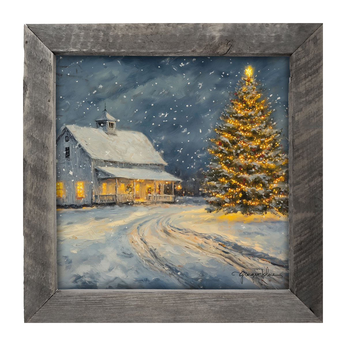 Christmas in the Country - Framed Art