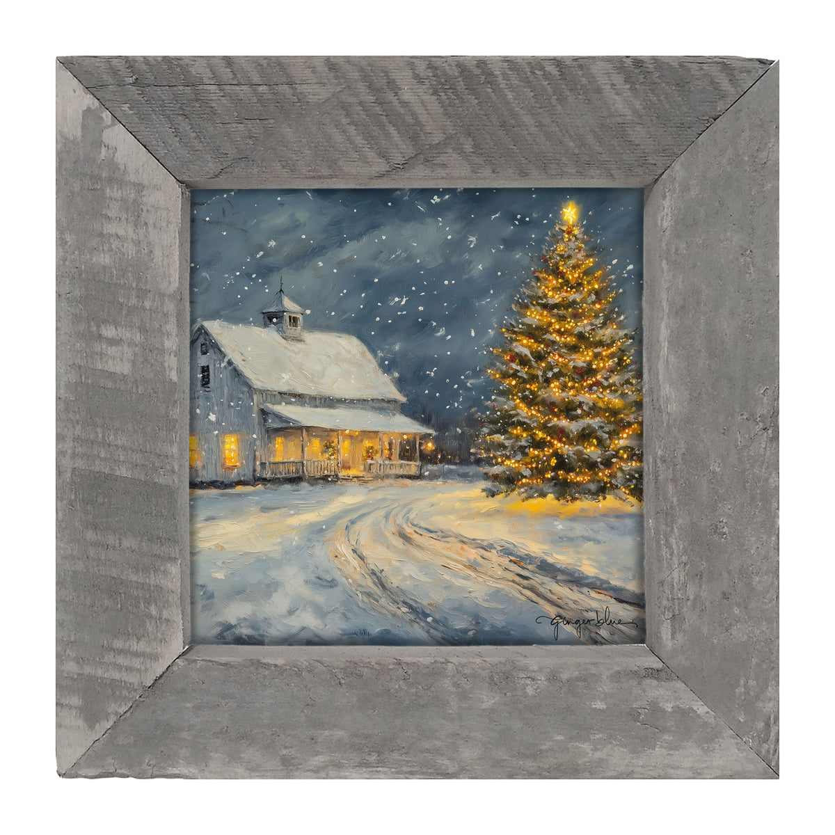 Christmas in the Country - Framed Art