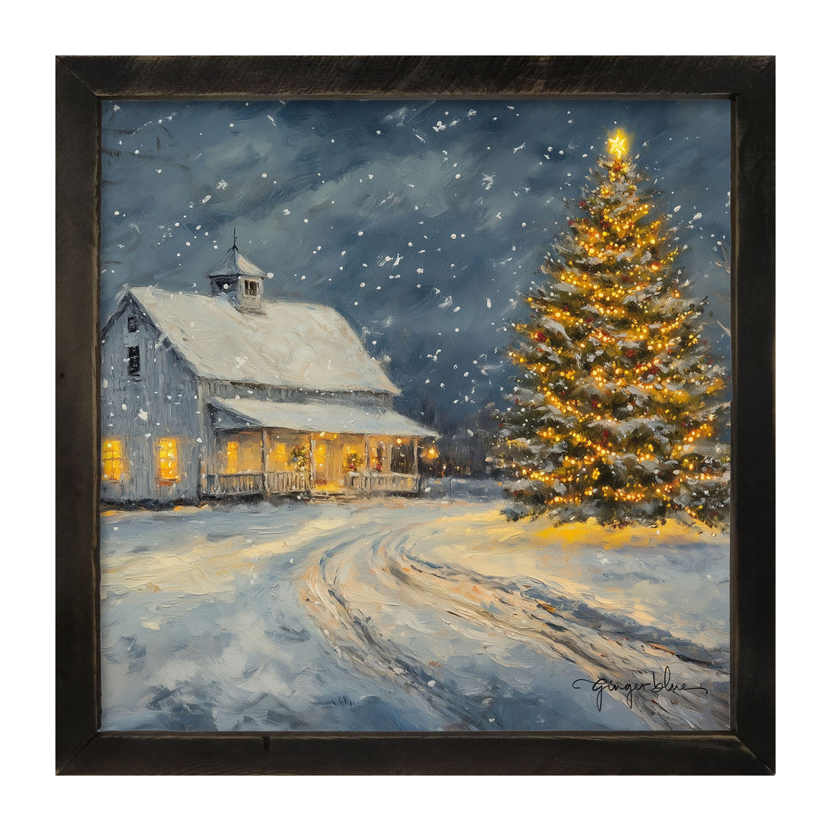 Christmas in the Country - Framed Art