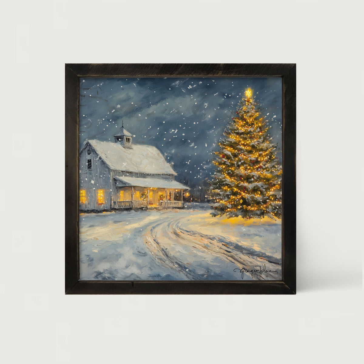 Christmas in the Country - Framed Art