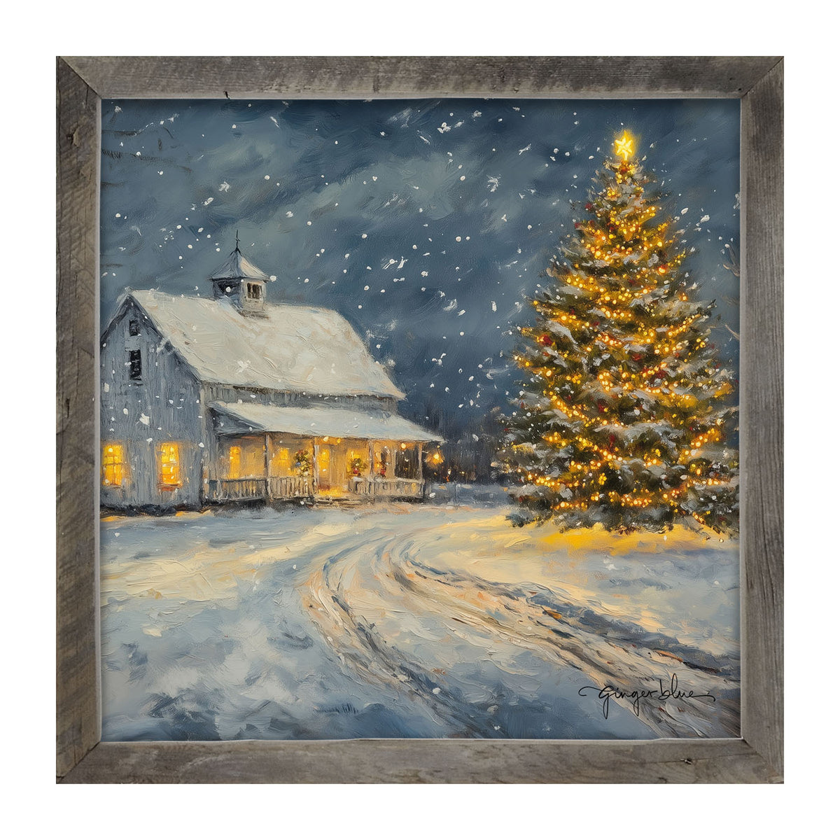 Christmas in the Country - Framed Art