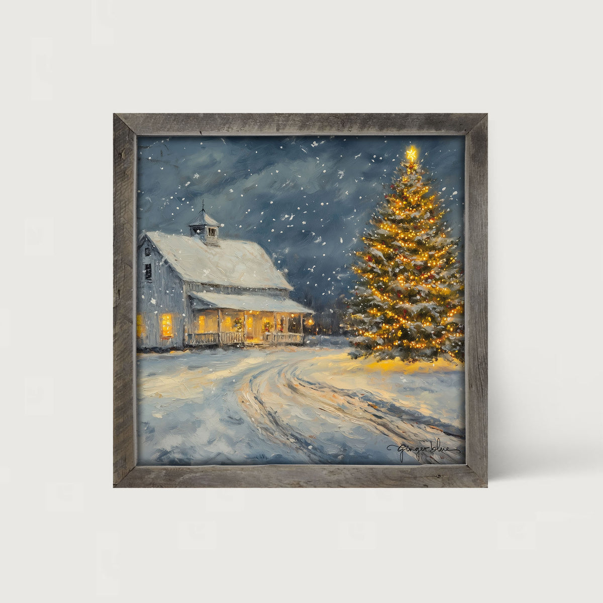 Christmas in the Country - Framed Art