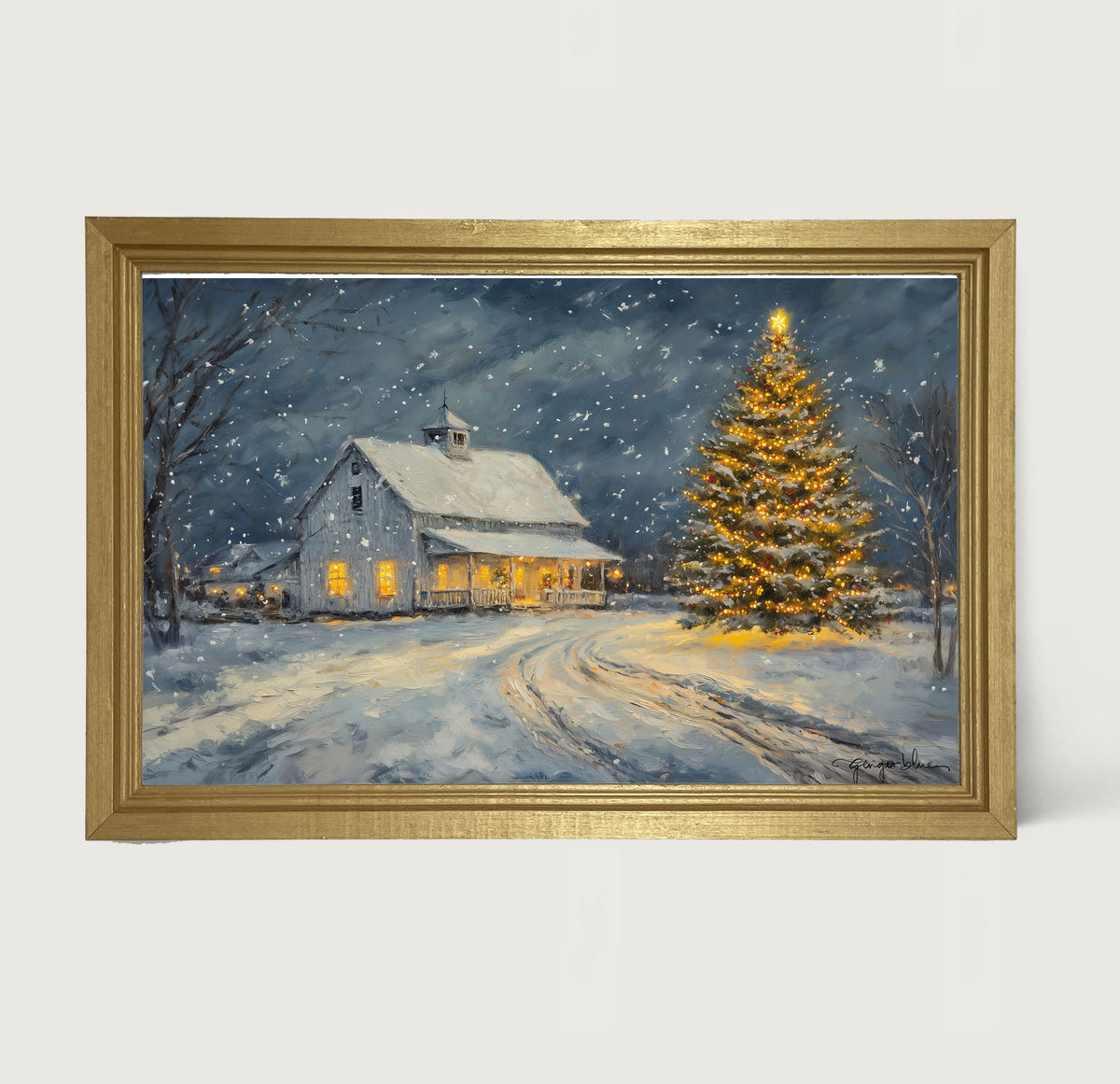 Christmas in the Country - Framed Art