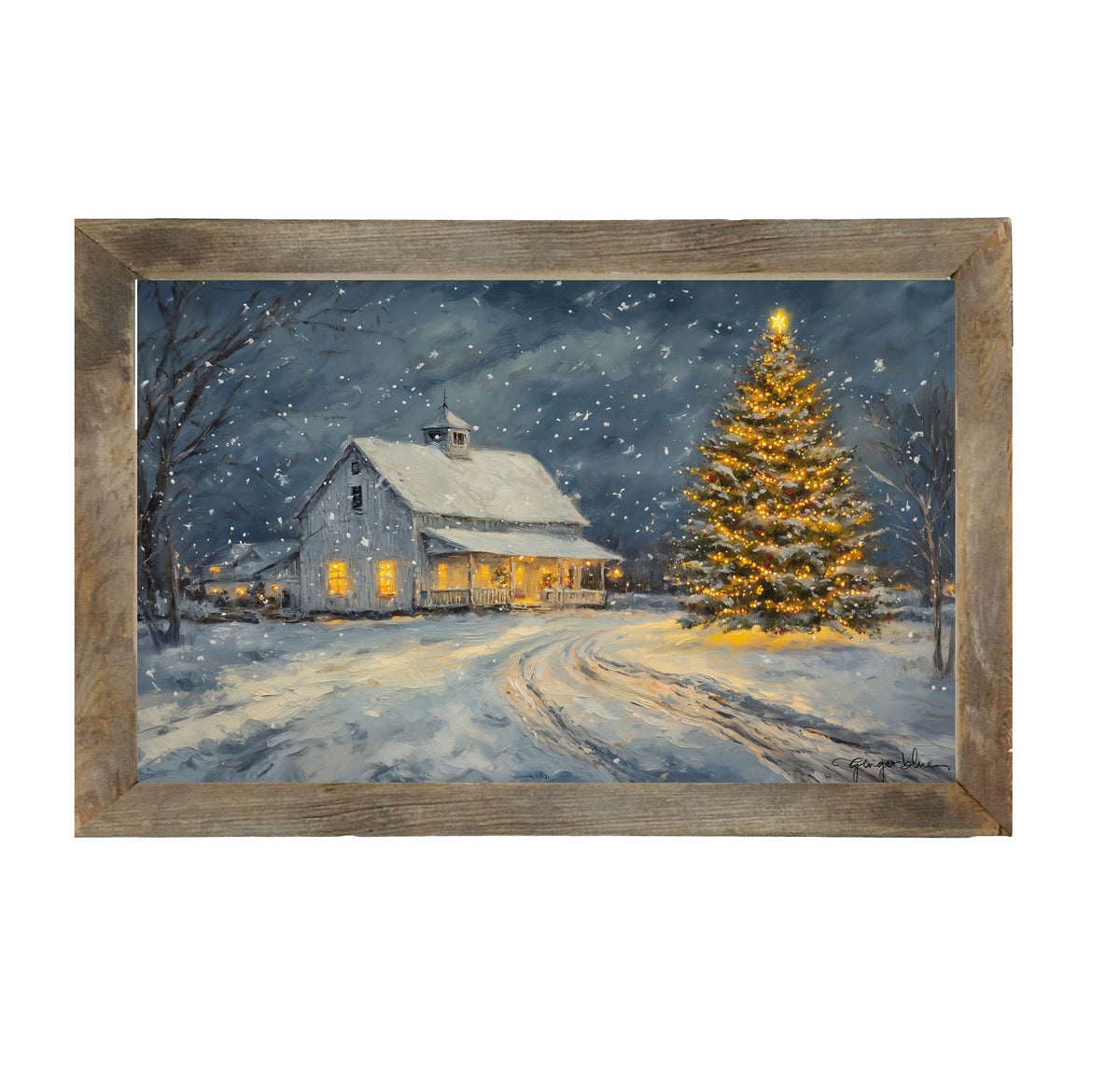 Christmas in the Country - Framed Art