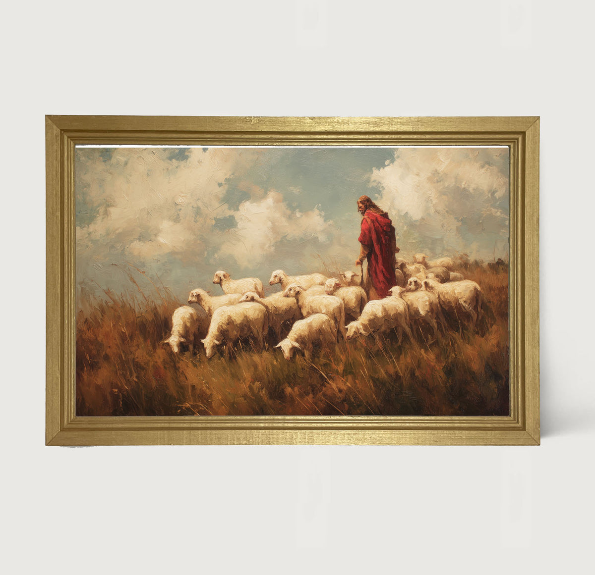 The Shepherd - Framed Art