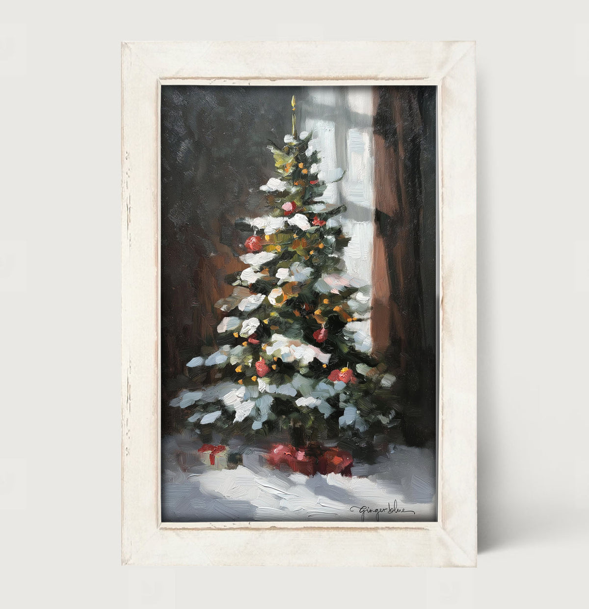 Christmas Tree near Window