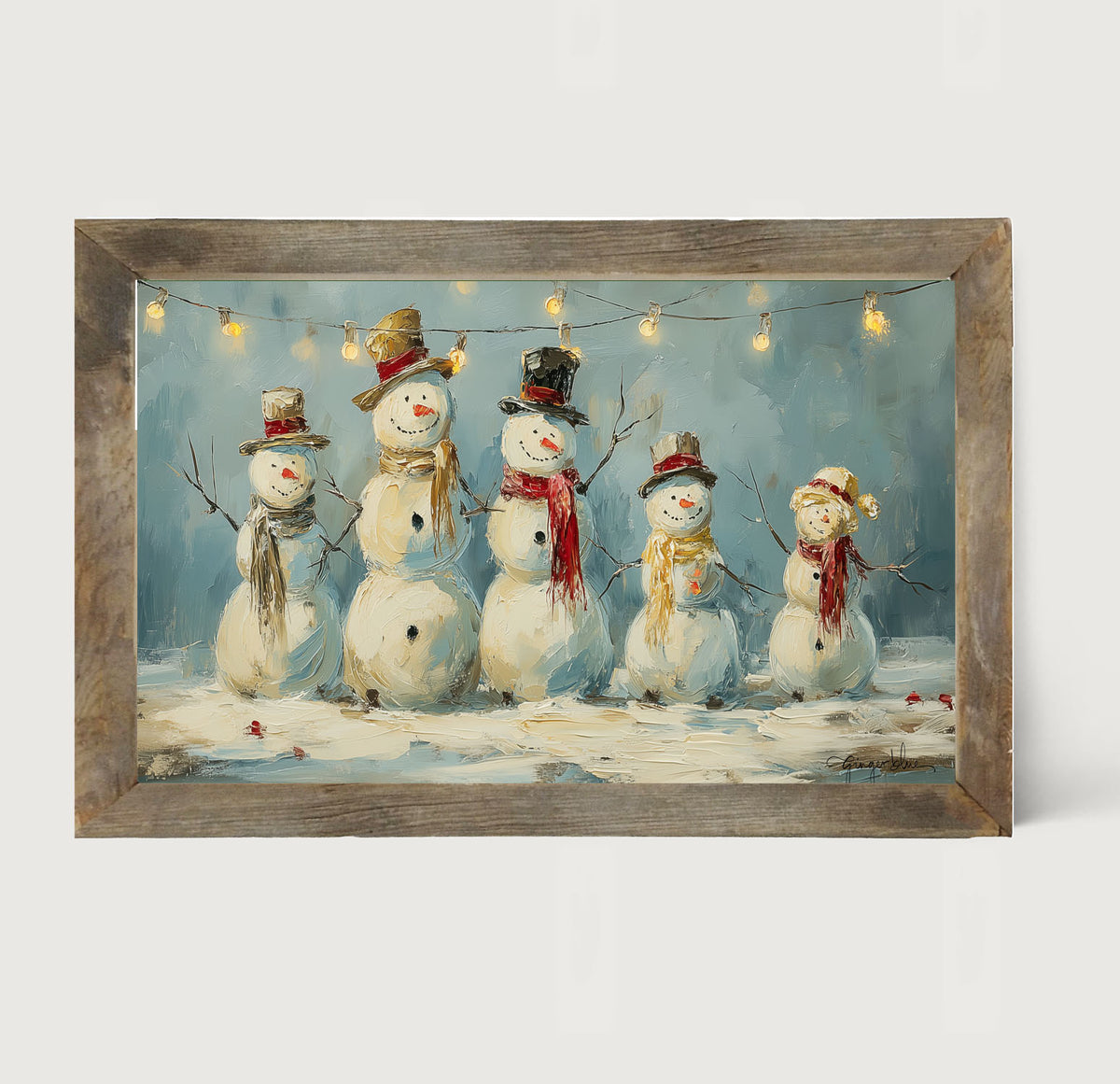 Five Snowmen