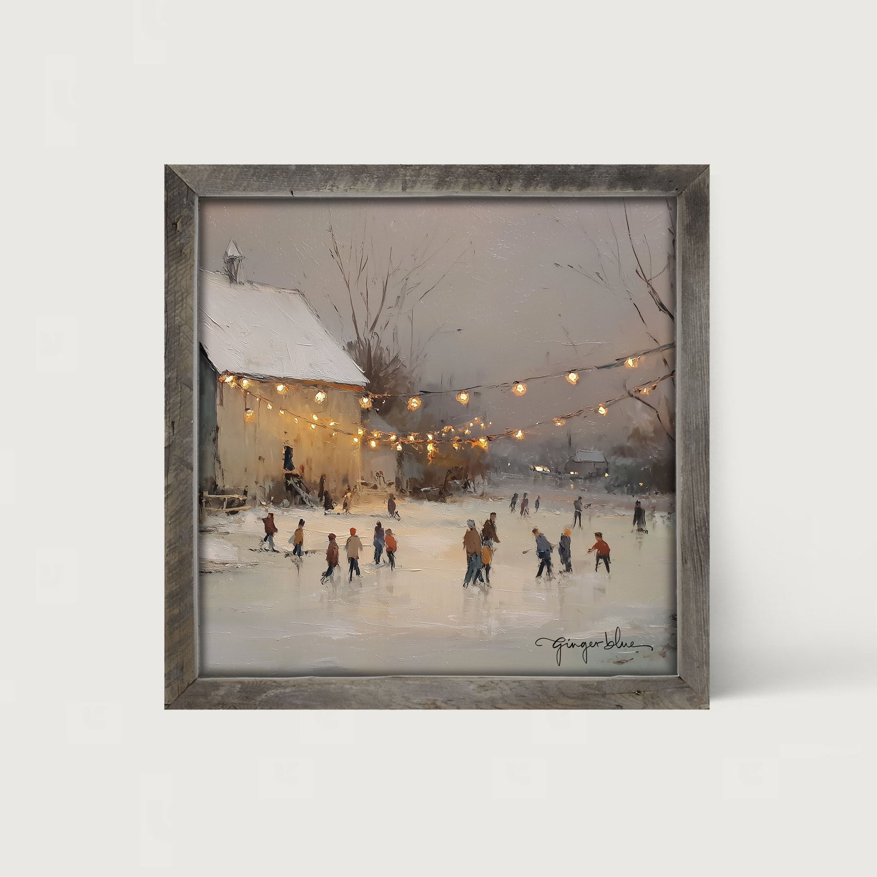 Ice Skating at the Farm