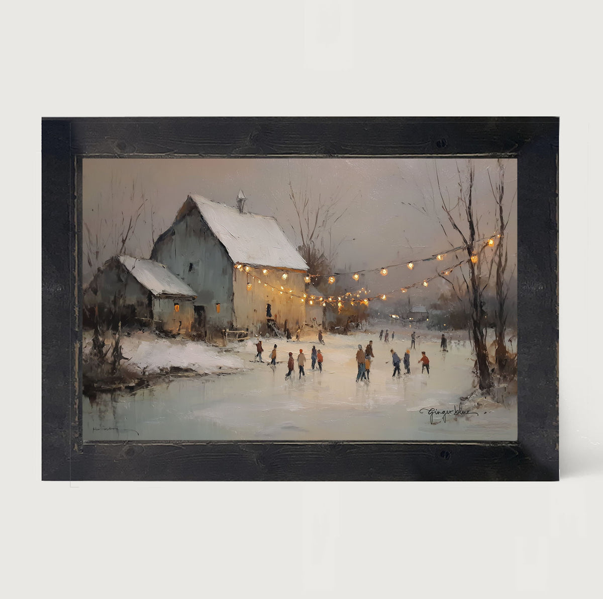 Ice Skating at the Farm