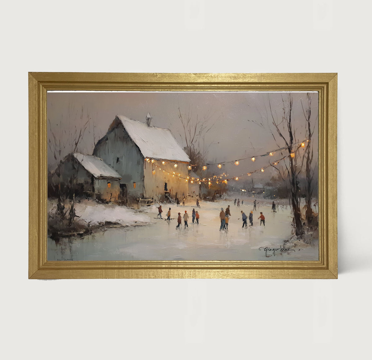 Ice Skating at the Farm