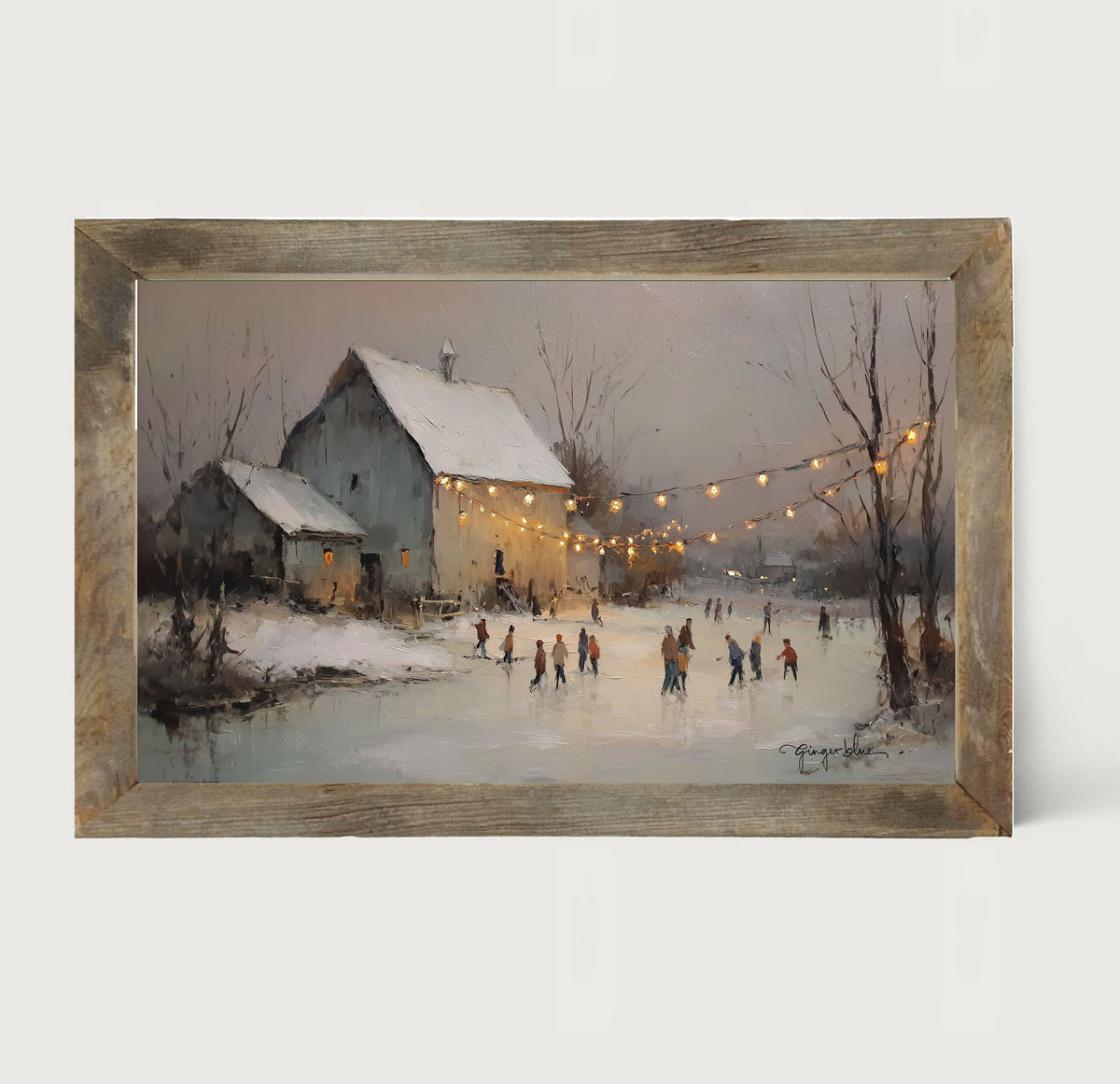 Ice Skating at the Farm