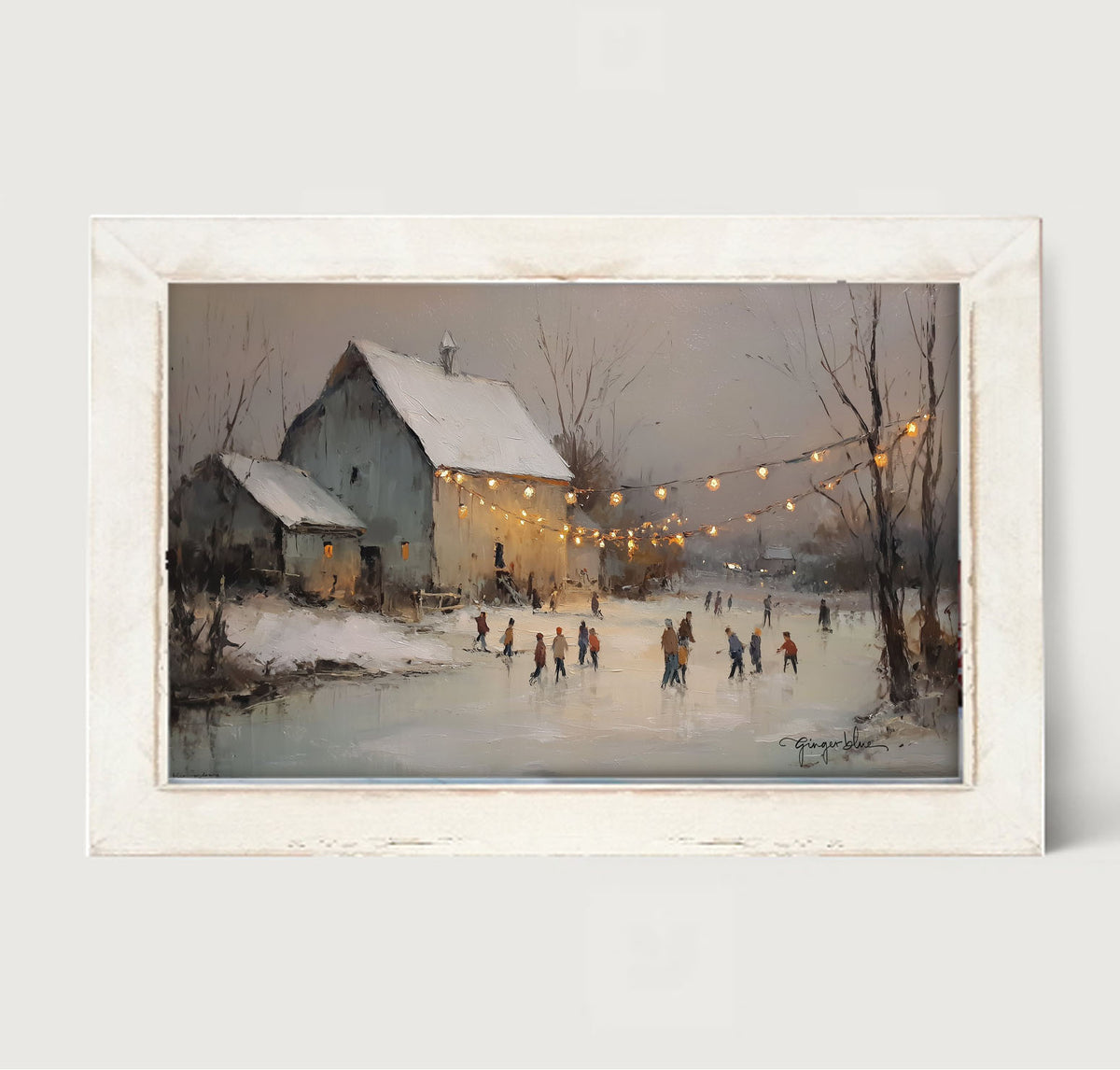 Ice Skating at the Farm