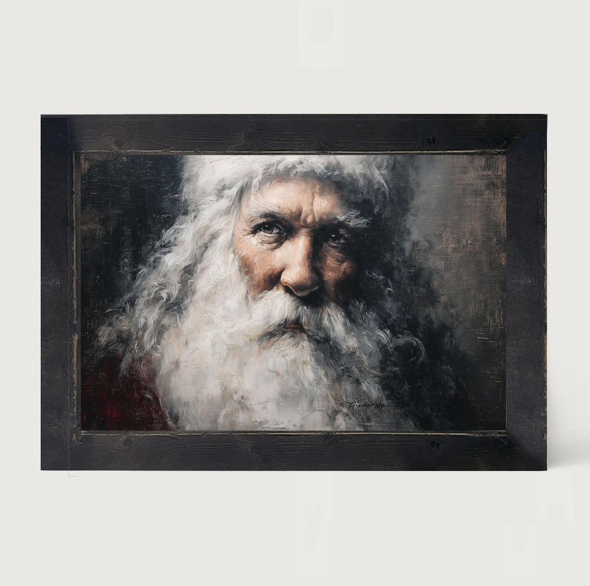 Gazing Santa