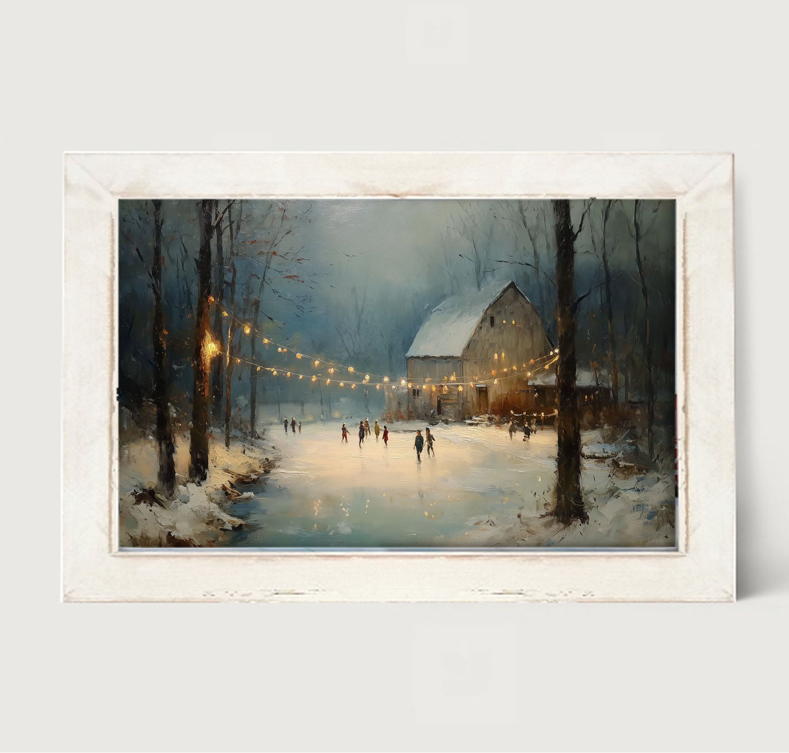 Ice Skating at the Old Barn