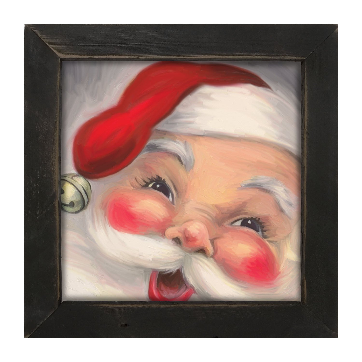 Santa with Rosy Cheeks - Framed art