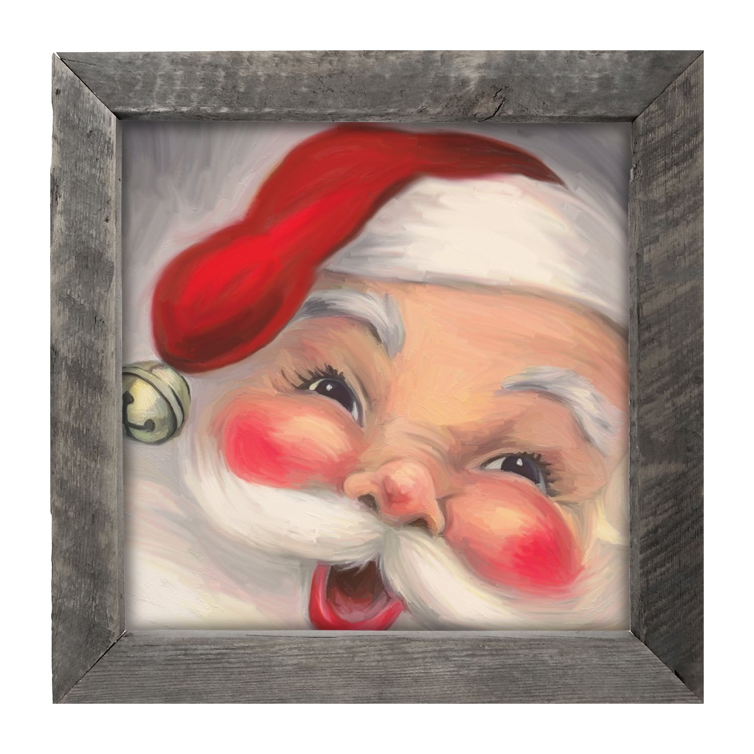 Santa with Rosy Cheeks - Framed art