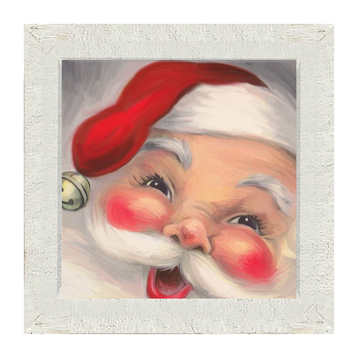 Santa with Rosy Cheeks - Framed art