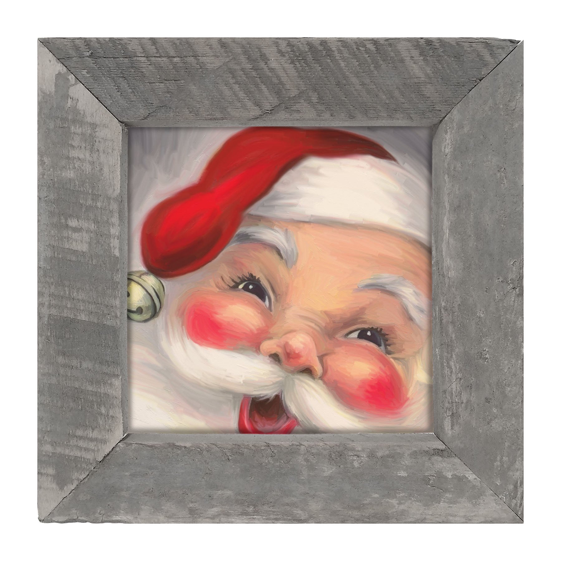 Santa with Rosy Cheeks - Framed art