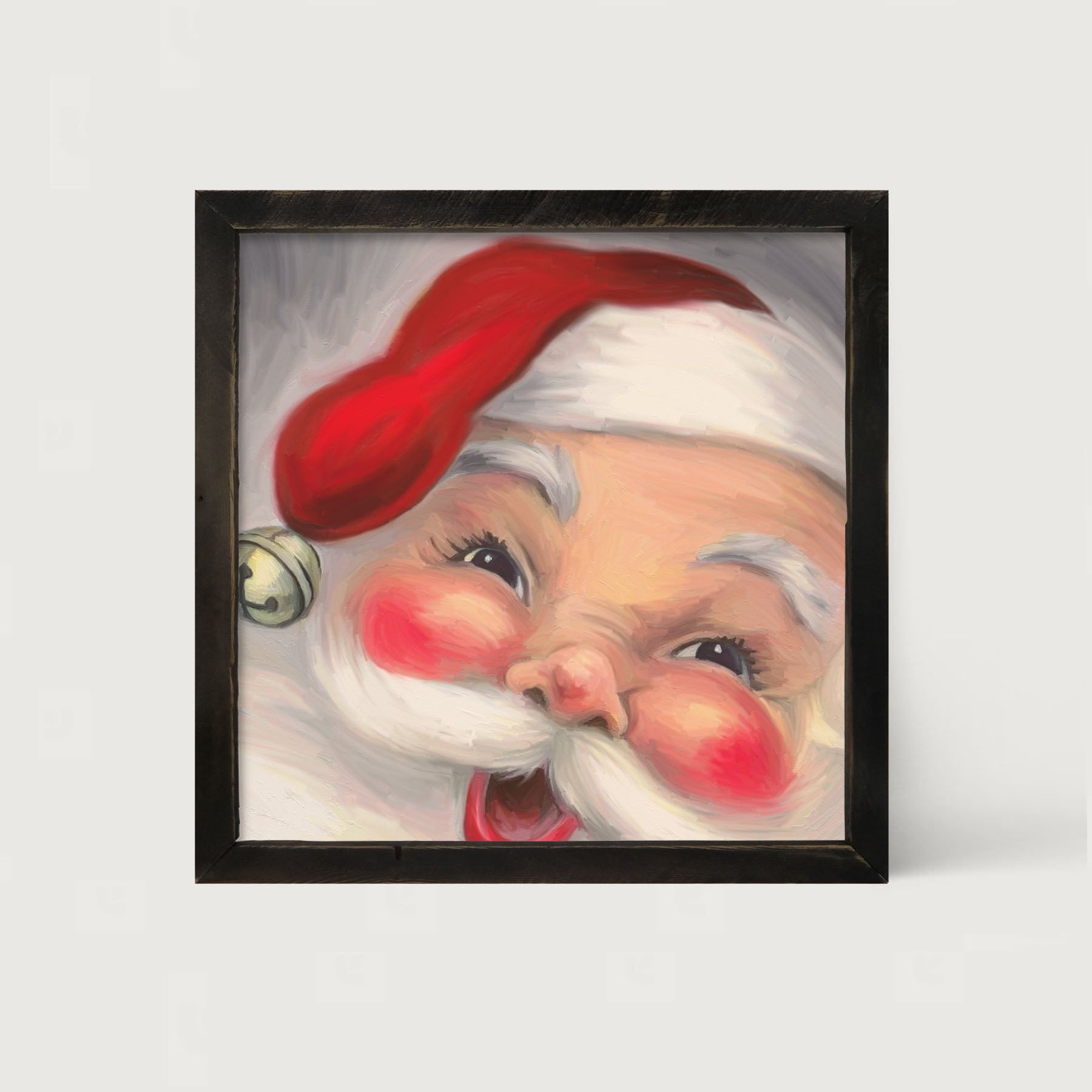 Santa with Rosy Cheeks - Framed art
