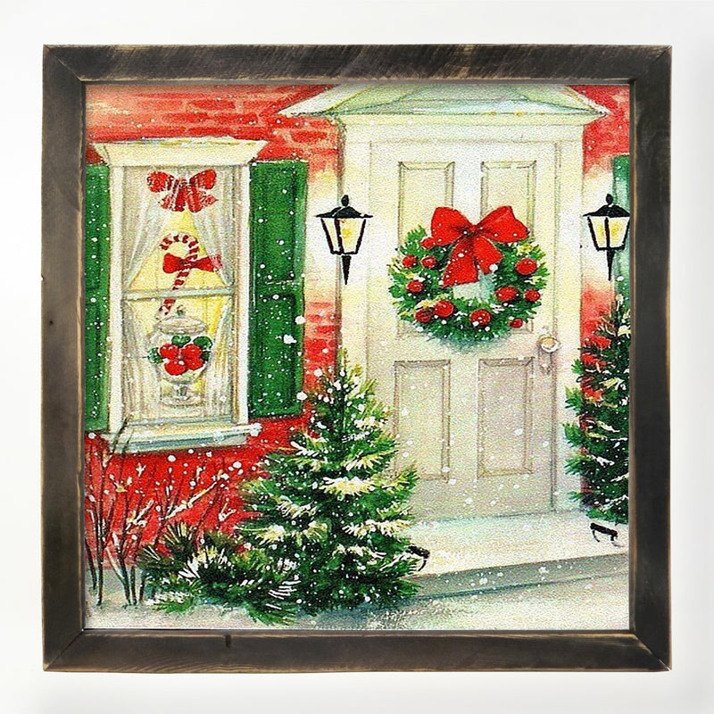 Decorated Christmas Door