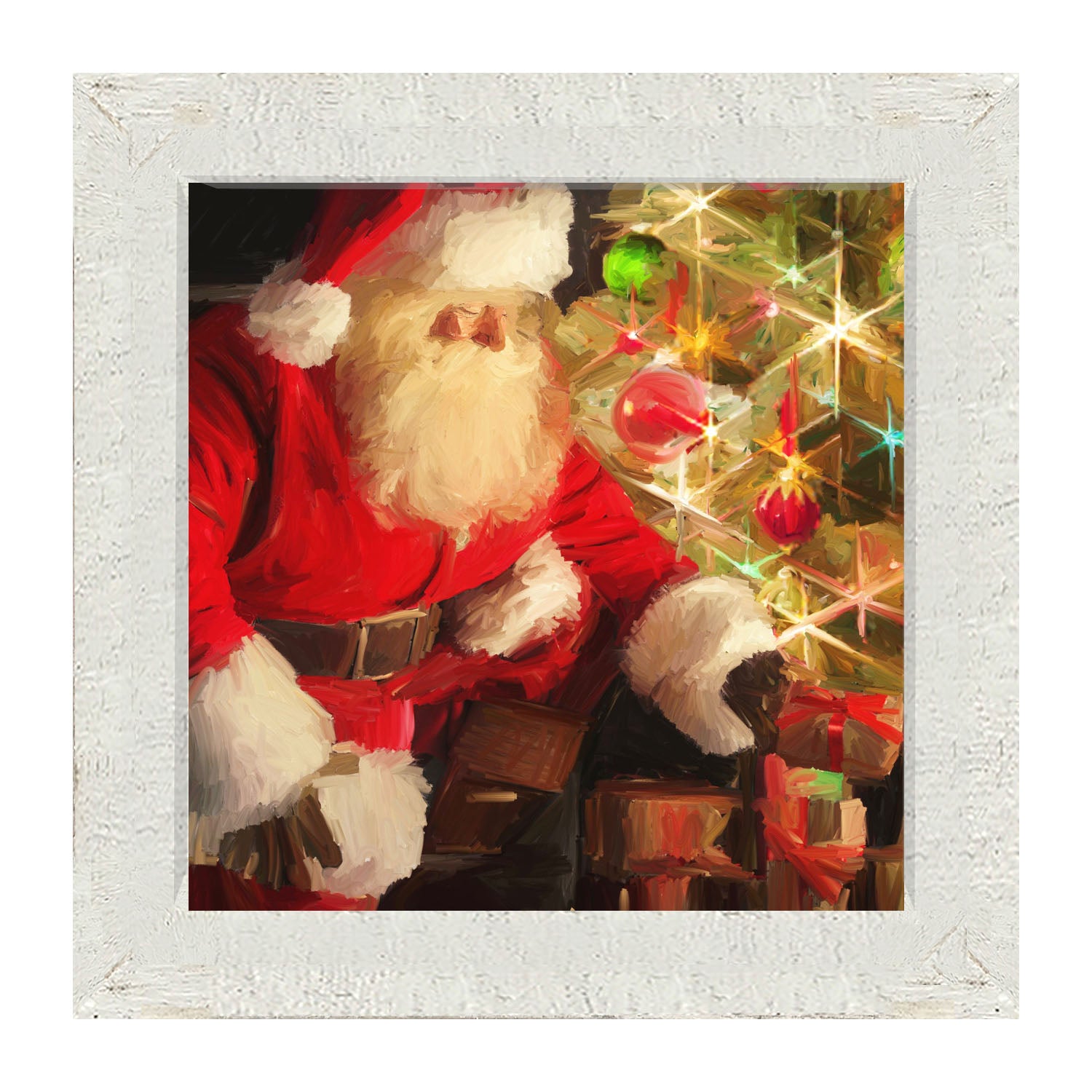 St. Nick at Christmas Time - Framed art