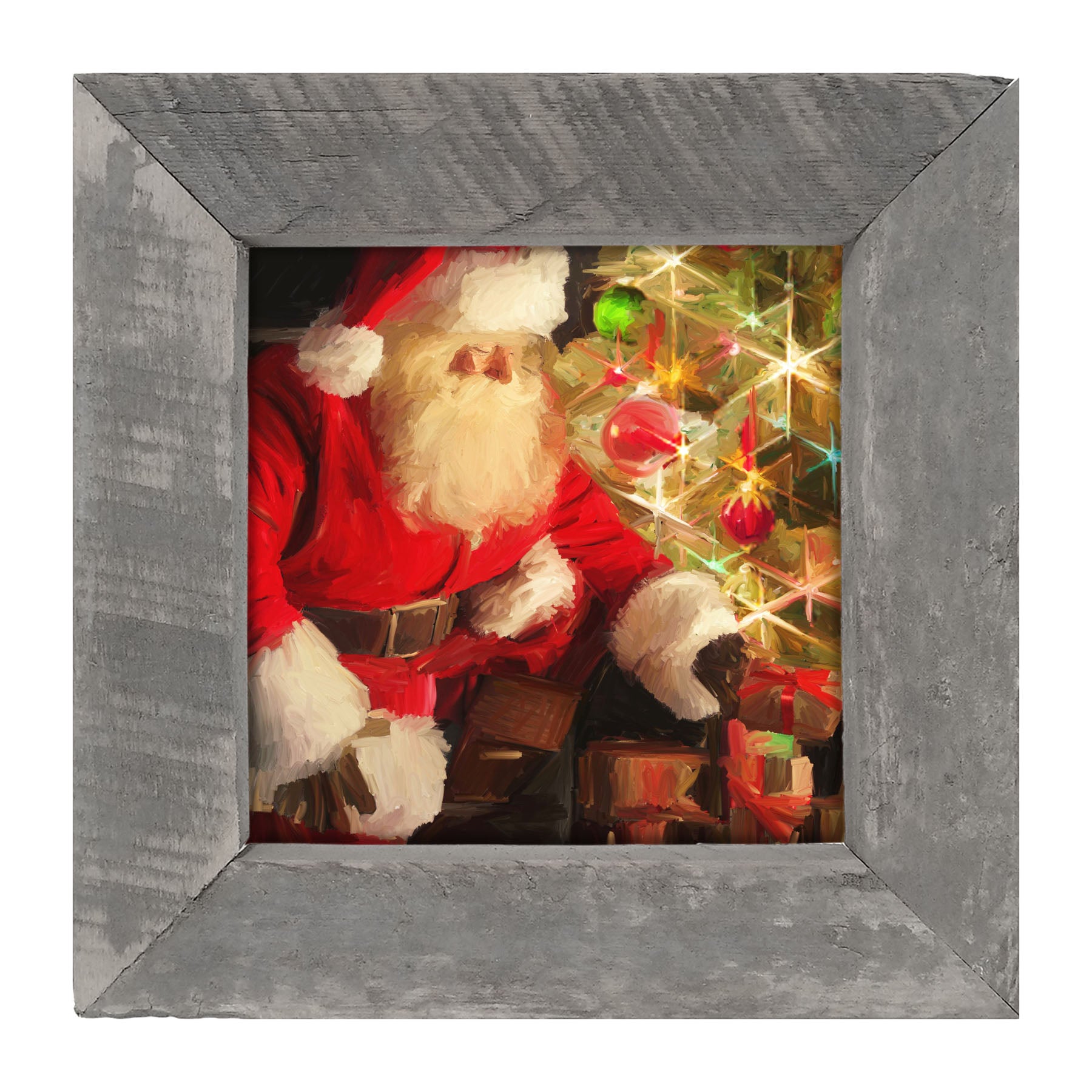 St. Nick at Christmas Time - Framed art