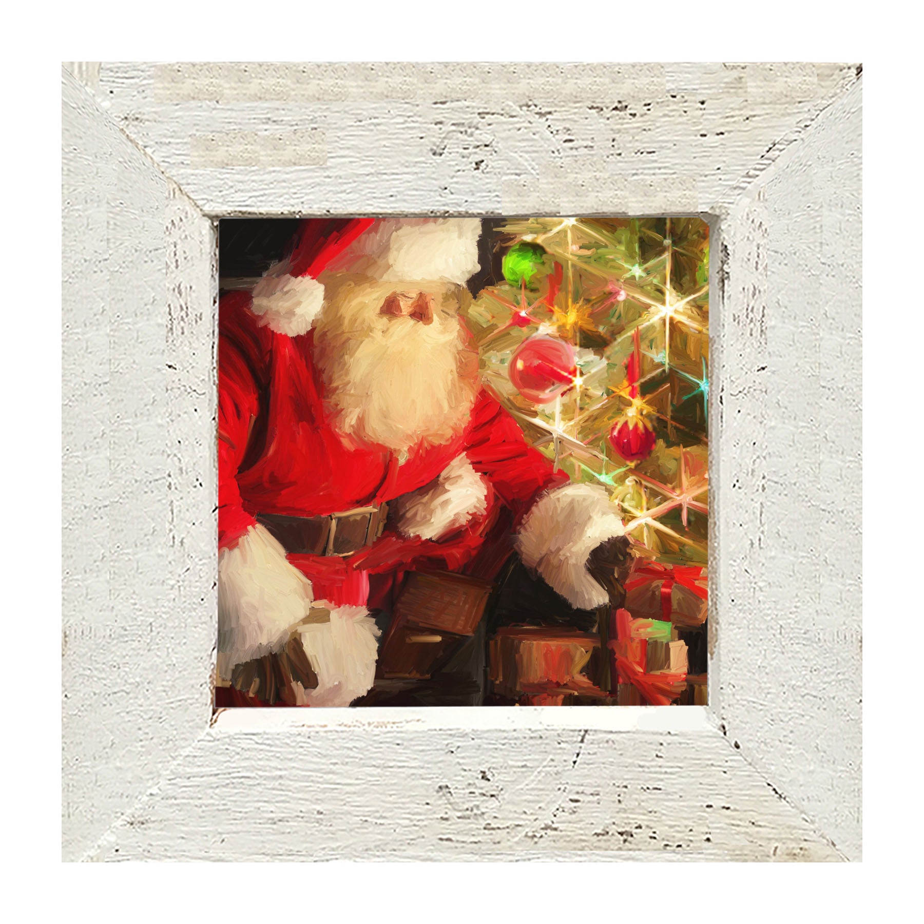 St. Nick at Christmas Time - Framed art