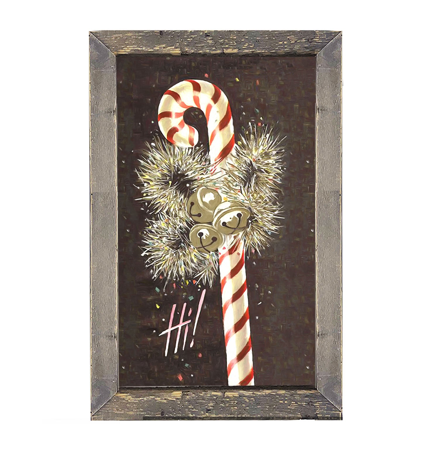 Candy Cane - Framed art