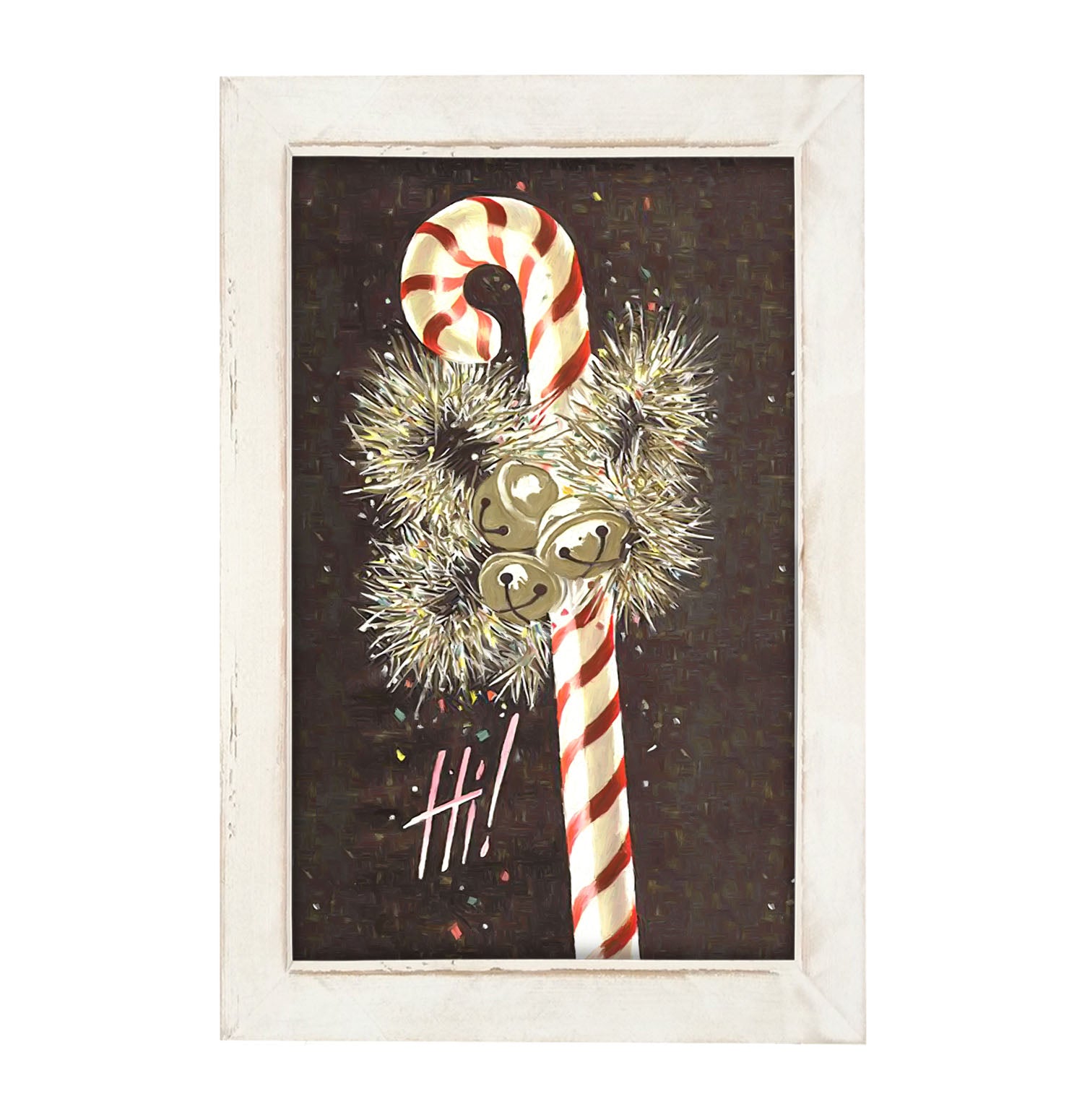 Candy Cane - Framed art