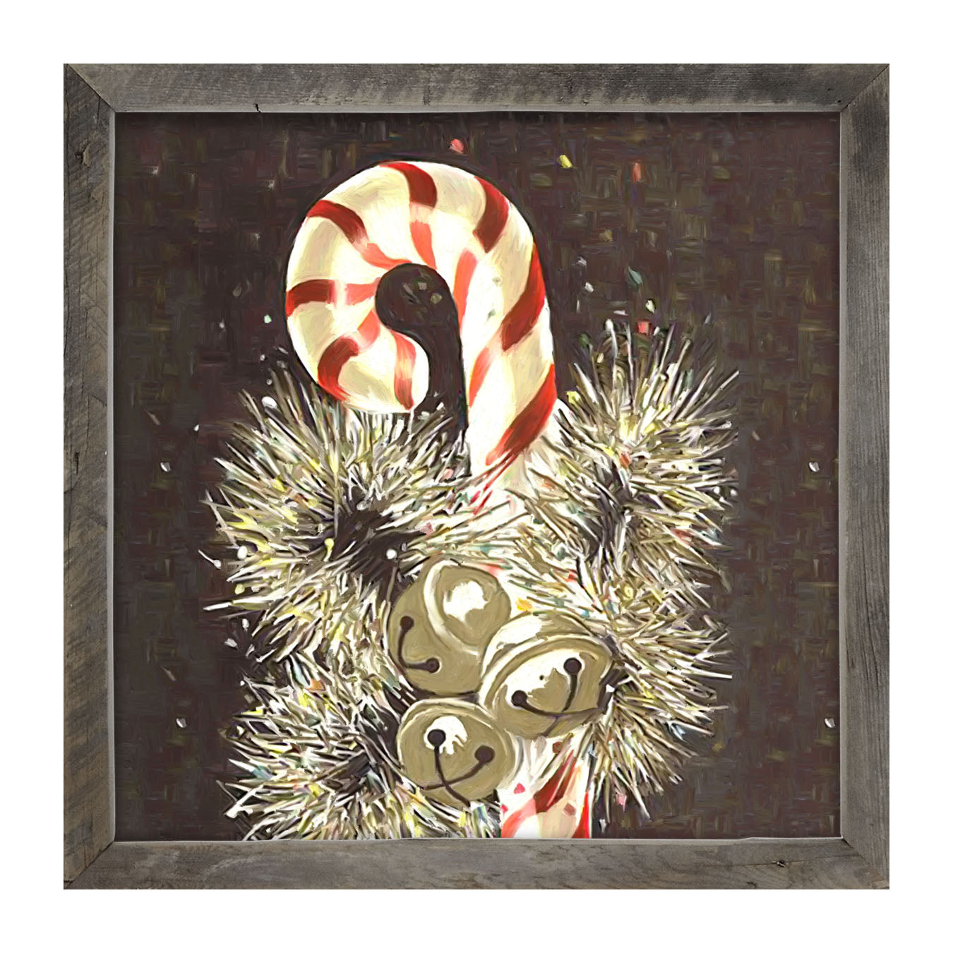 Candy Cane - Framed art